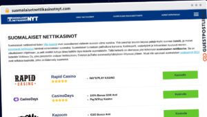 Publish Guest Post on suomalaisetnettikasinotnyt.com