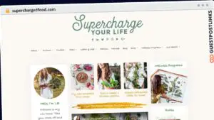 Publish Guest Post on superchargedfood.com