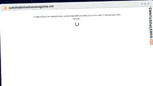 Publish Guest Post on sustainablebusinessmagazine.net