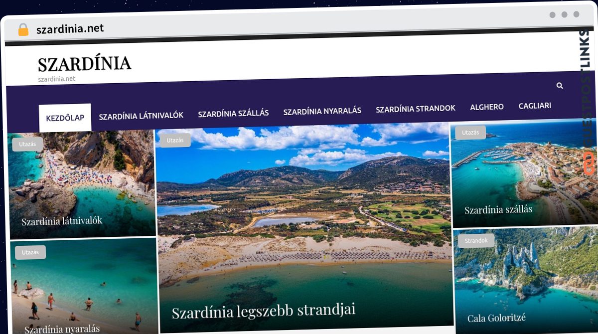 Publish Guest Post on szardinia.net
