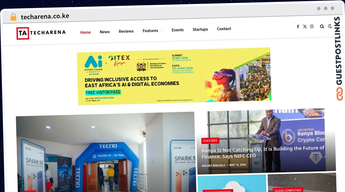 Publish Guest Post on techarena.co.ke