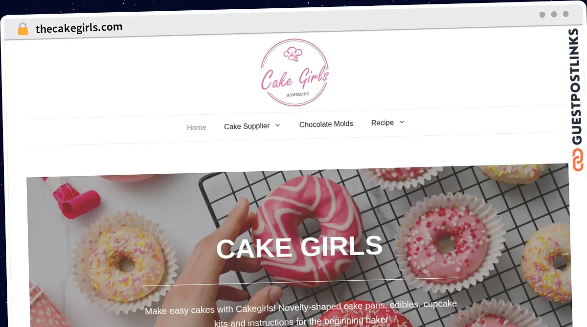 Publish Guest Post on thecakegirls.com
