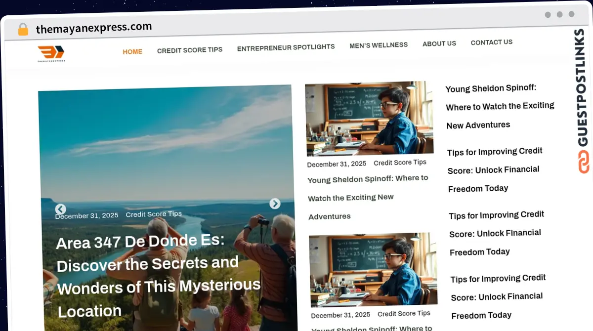 Publish Guest Post on themayanexpress.com