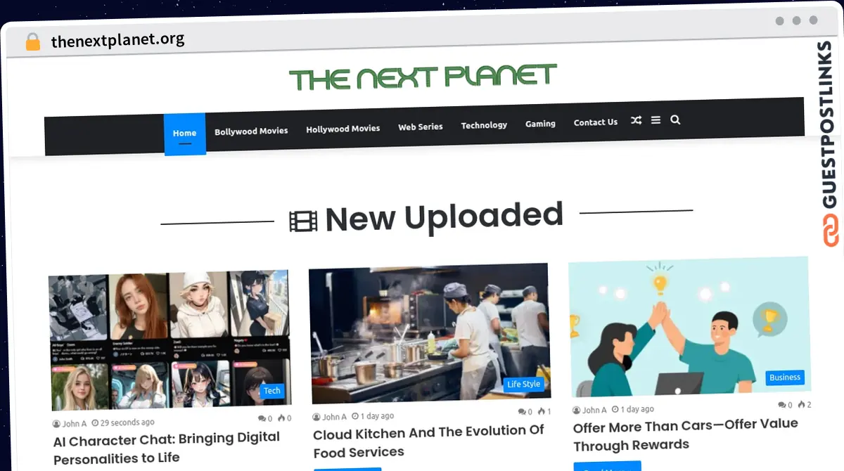 Publish Guest Post on thenextplanet.org