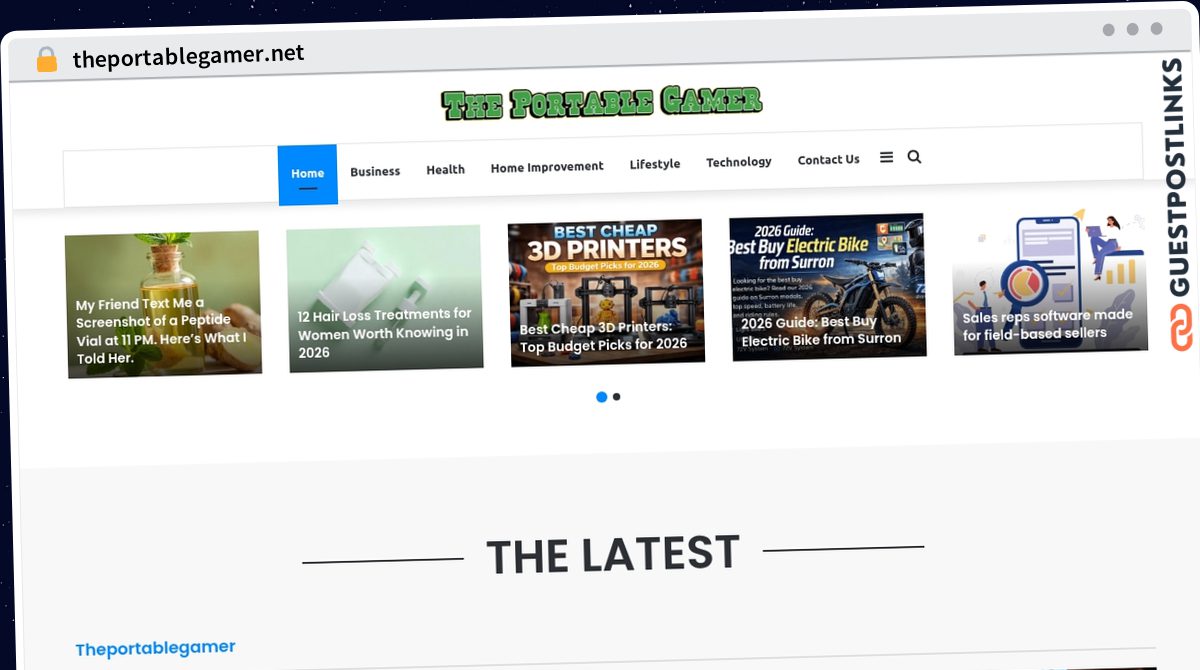 Publish Guest Post on theportablegamer.net
