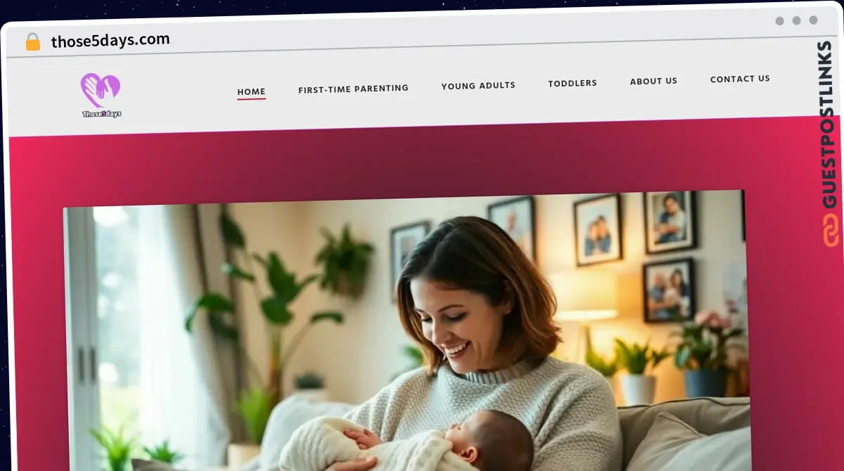 Publish Guest Post on those5days.com