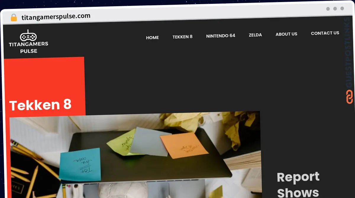 Publish Guest Post on titangamerspulse.com