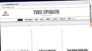 Publish Guest Post on twoopinion.com