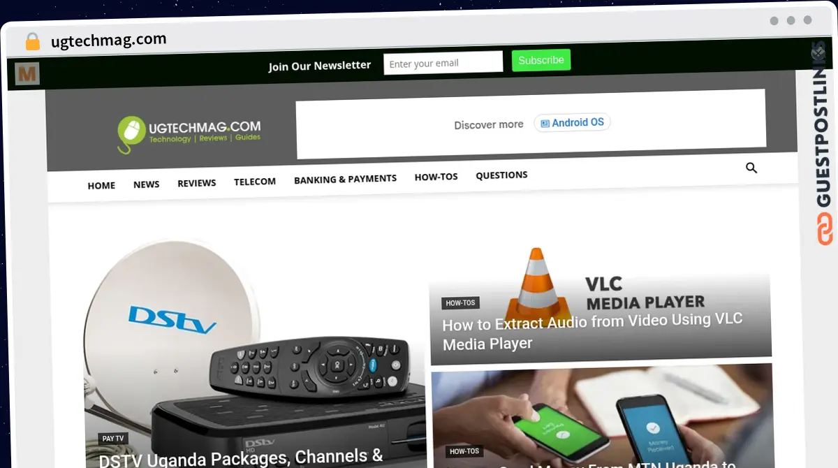 Publish Guest Post on ugtechmag.com