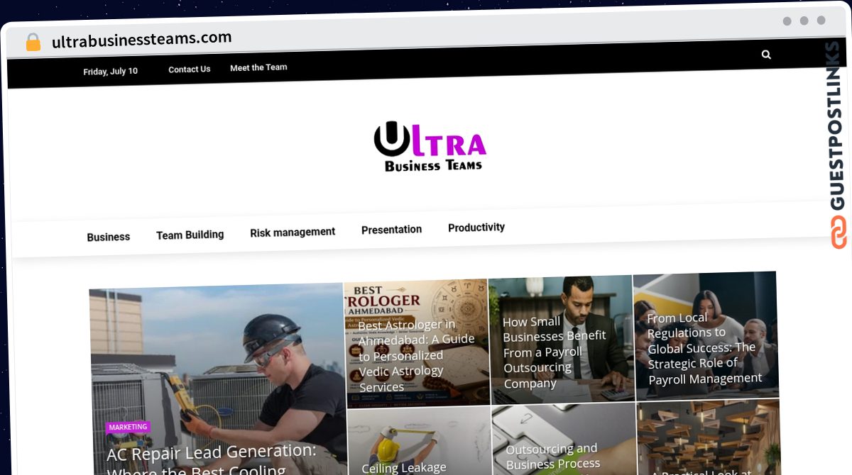 Publish Guest Post on ultrabusinessteams.com