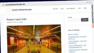 Publish Guest Post on unsereheimateuropa.de
