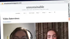 Publish Guest Post on unsustainablemagazine.com