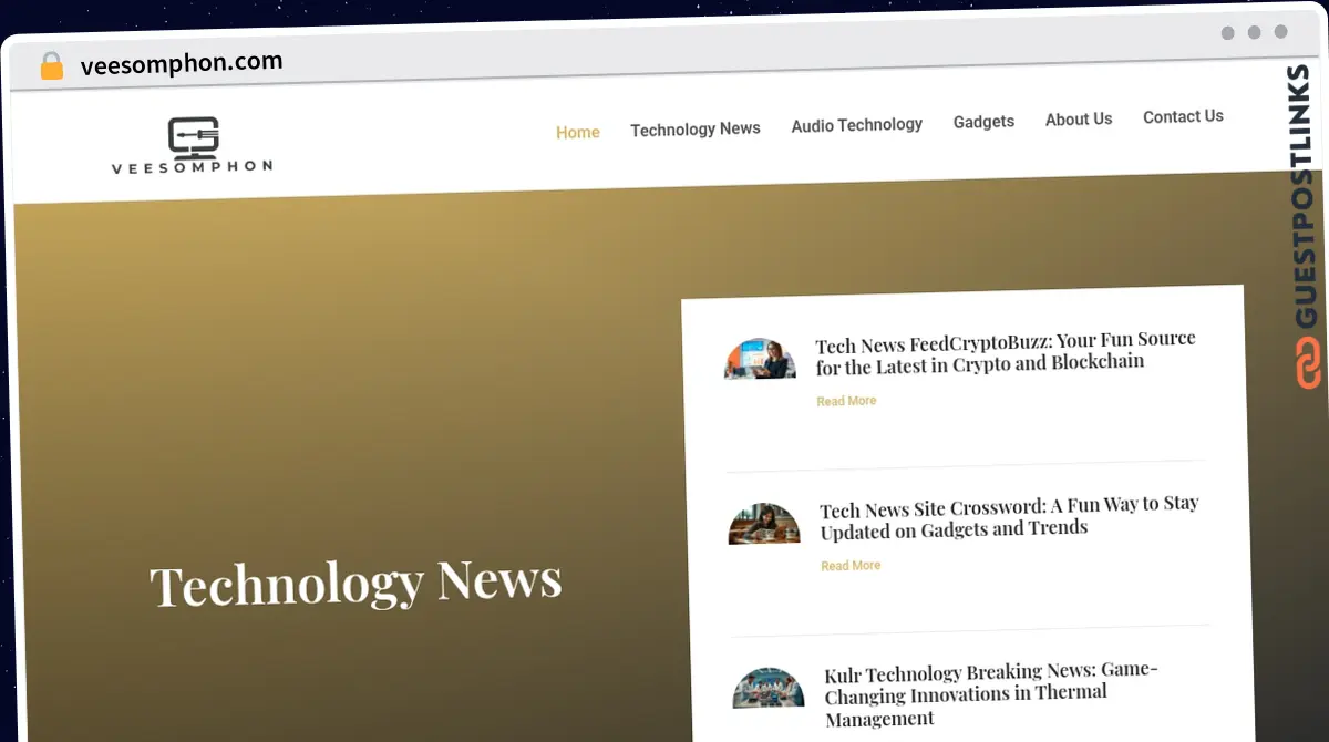 Publish Guest Post on veesomphon.com