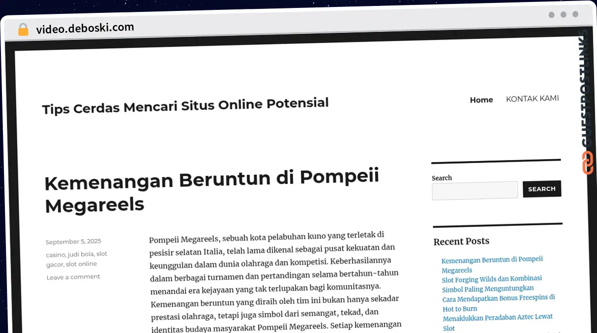 Publish Guest Post on video.deboski.com