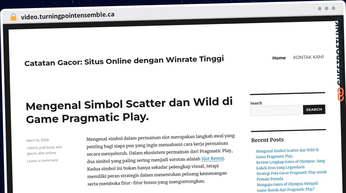 Publish Guest Post on video.turningpointensemble.ca