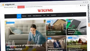 Publish Guest Post on w3gyms.net