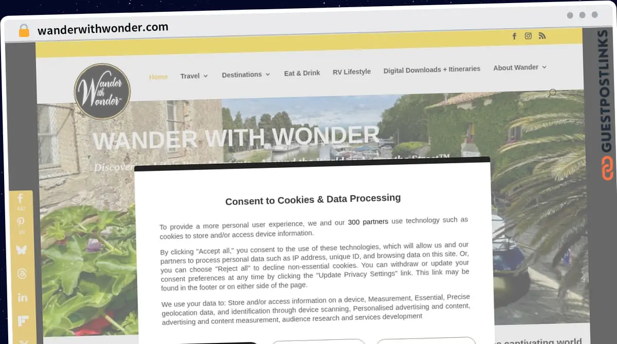 Publish Guest Post on wanderwithwonder.com