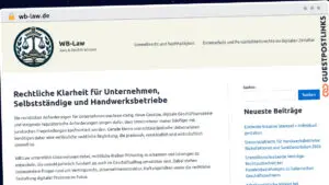 Publish Guest Post on wb-law.de