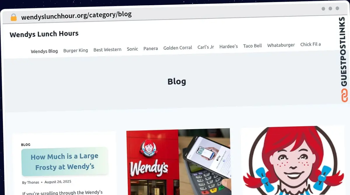 Publish Guest Post on wendyslunchhour.org/category/blog