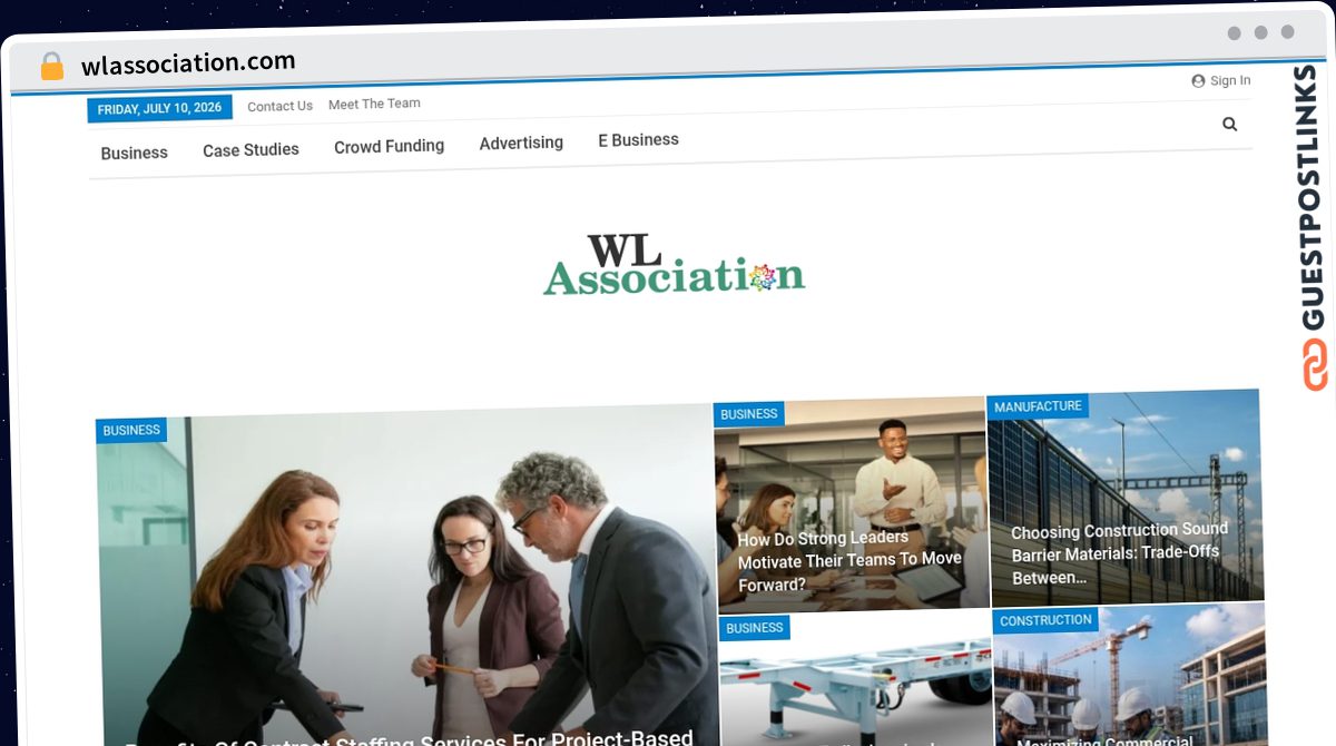 Publish Guest Post on wlassociation.com