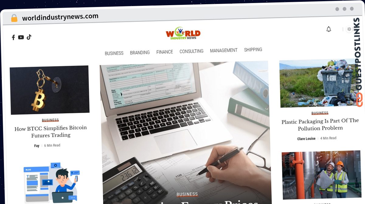 Publish Guest Post on worldindustrynews.com