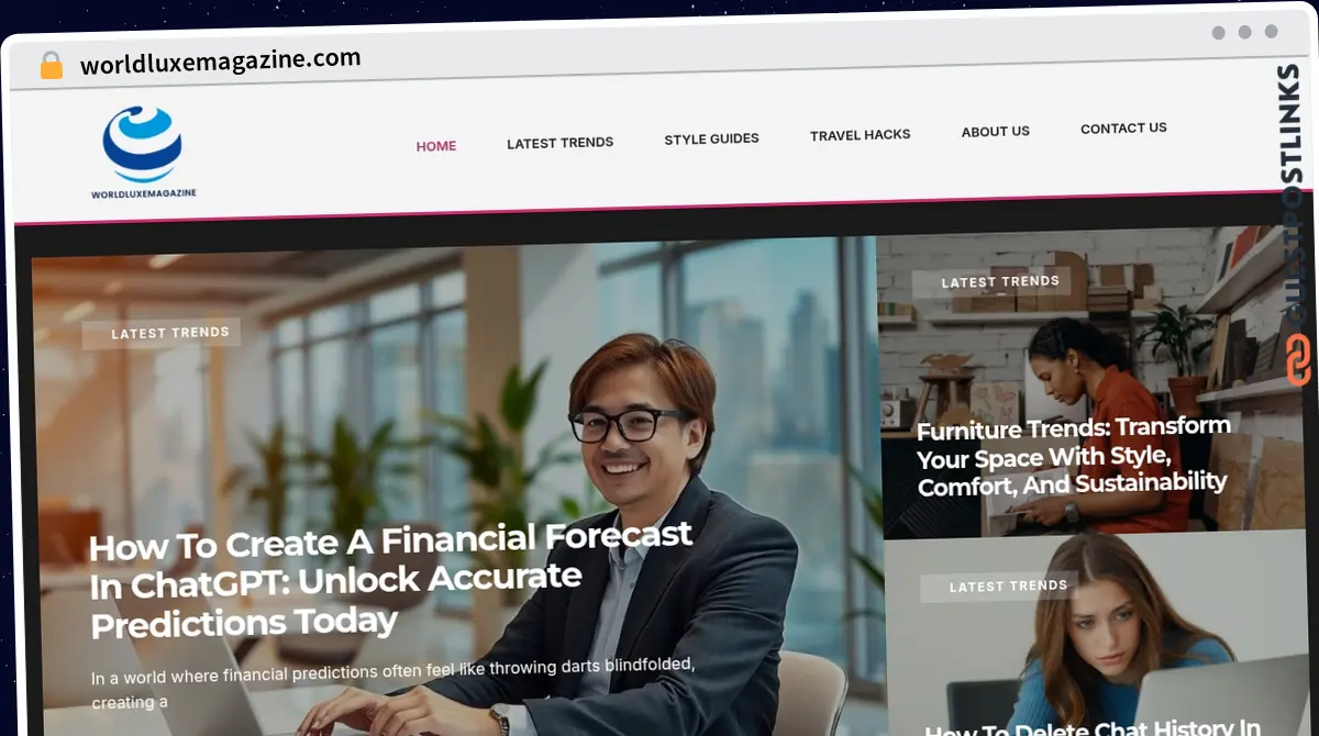 Publish Guest Post on worldluxemagazine.com