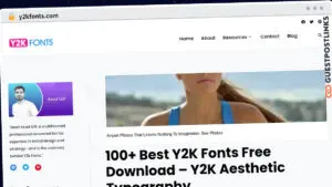 Publish Guest Post on y2kfonts.com