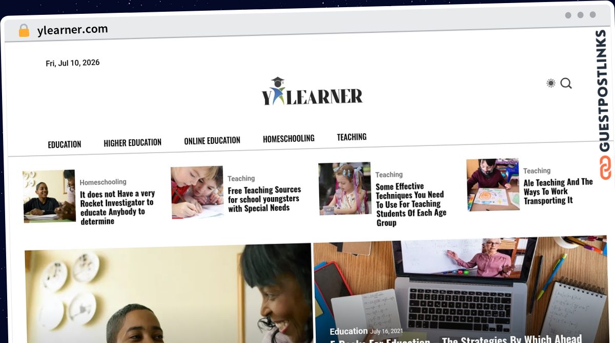 Publish Guest Post on ylearner.com