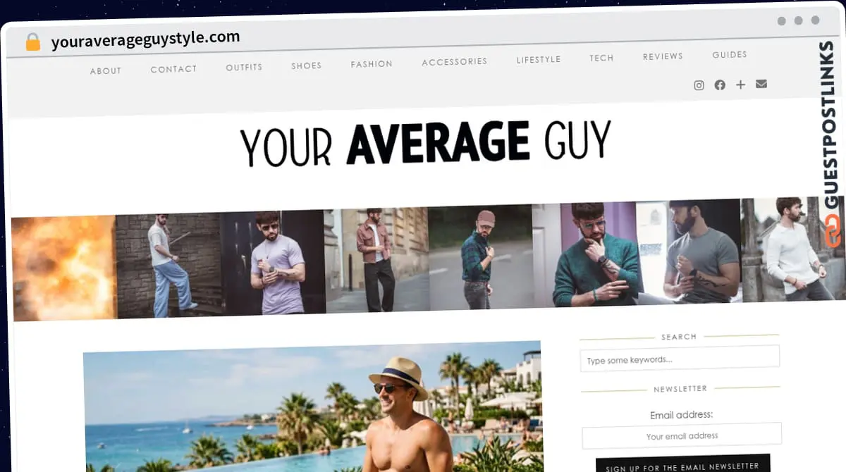 Publish Guest Post on youraverageguystyle.com