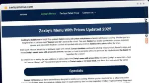 Publish Guest Post on zaxbysmenus.com