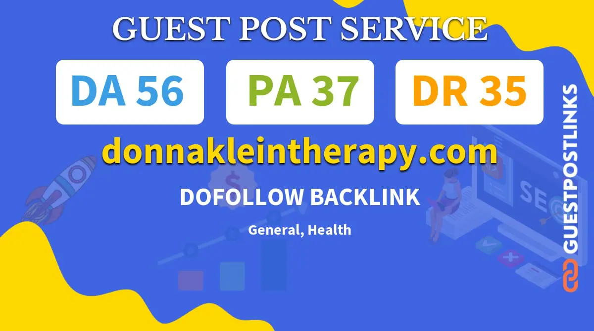 Buy Guest Post on donnakleintherapy.com