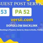 Buy Guest Post on versii.com