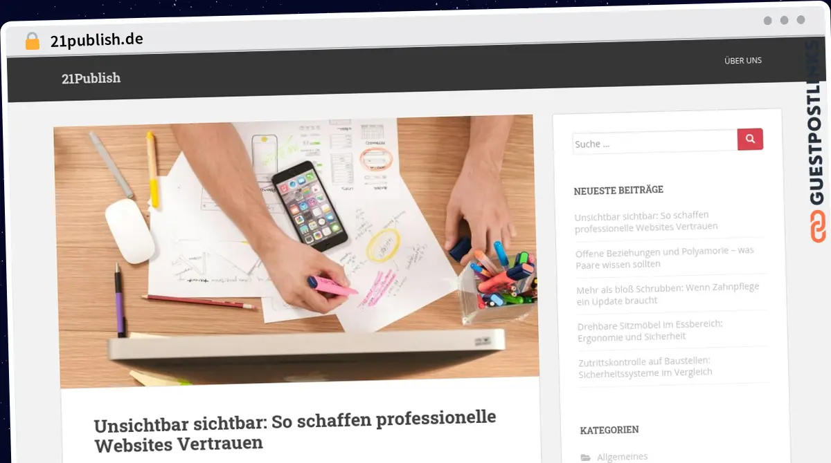 Publish Guest Post on 21publish.de