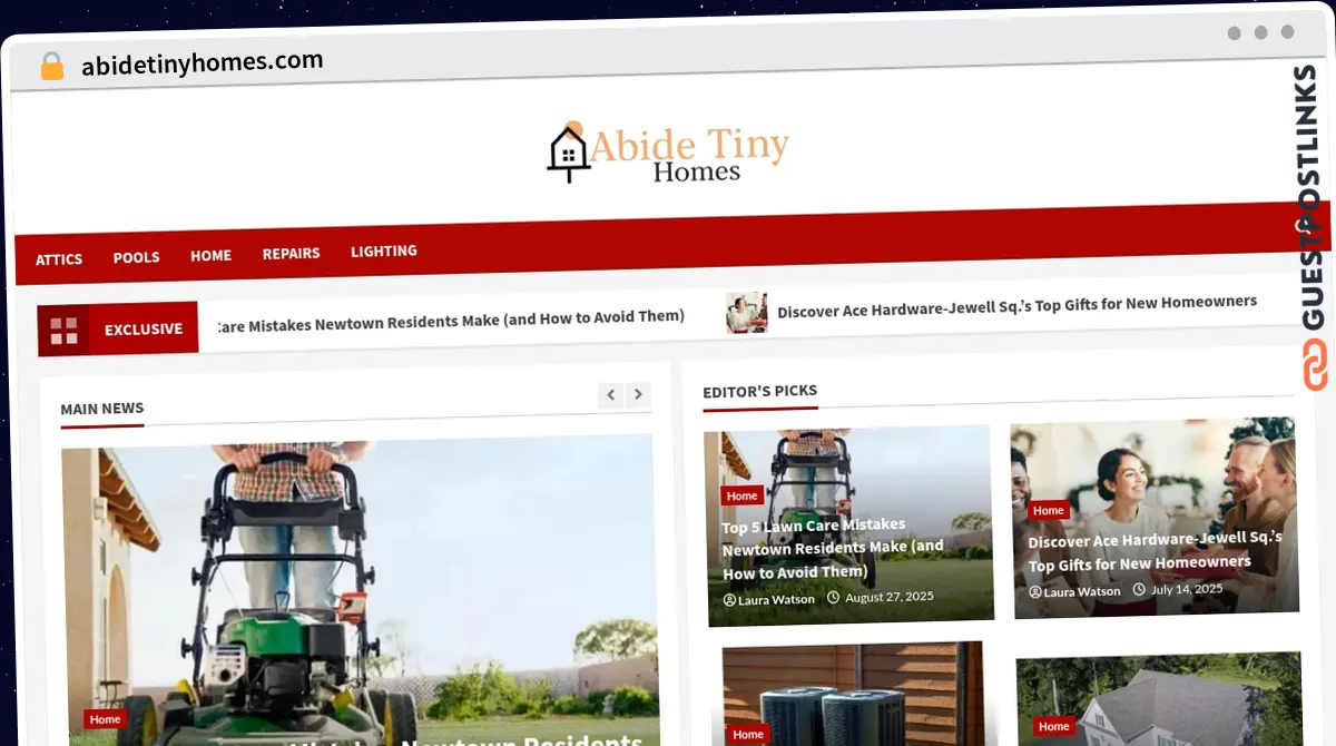 Publish Guest Post on abidetinyhomes.com