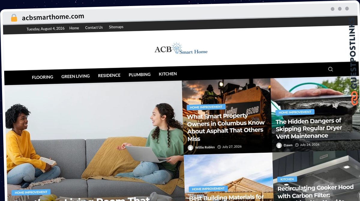Publish Guest Post on acbsmarthome.com