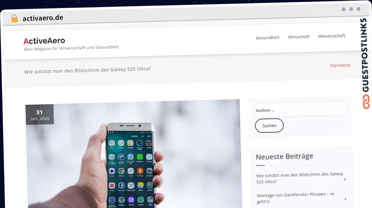 Publish Guest Post on activaero.de