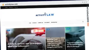 Publish Guest Post on activitylaw.com