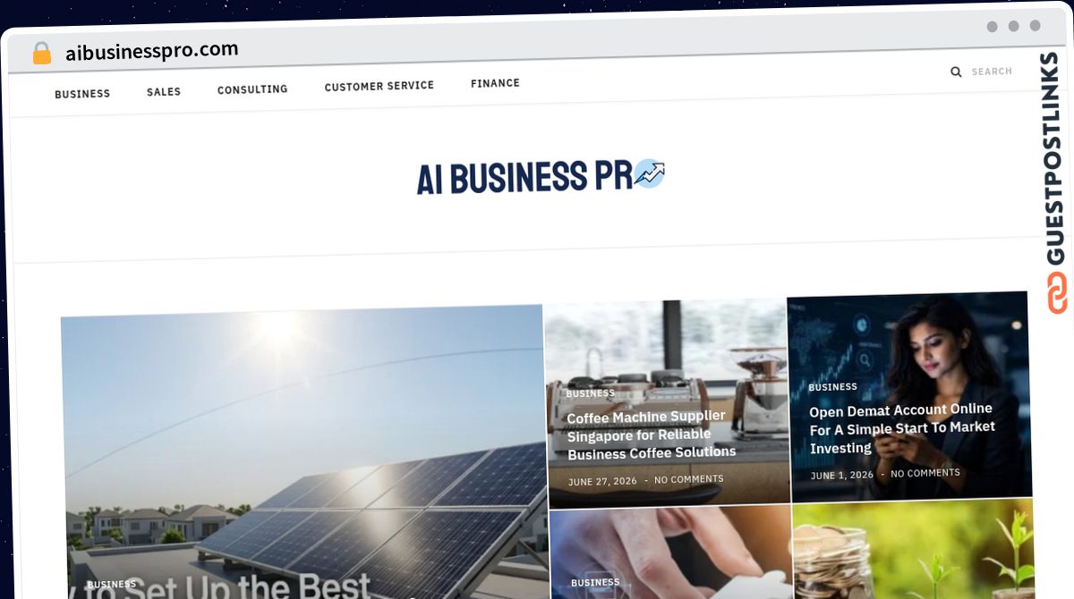 Publish Guest Post on aibusinesspro.com