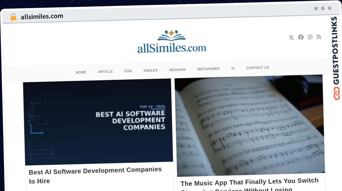 Publish Guest Post on allsimiles.com