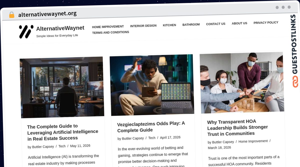 Publish Guest Post on alternativewaynet.org