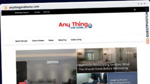 Publish Guest Post on anythingandhome.com