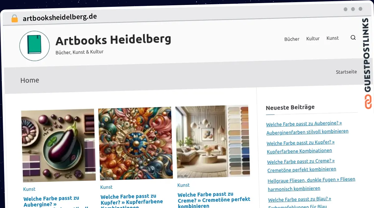 Publish Guest Post on artbooksheidelberg.de