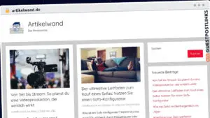 Publish Guest Post on artikelwand.de