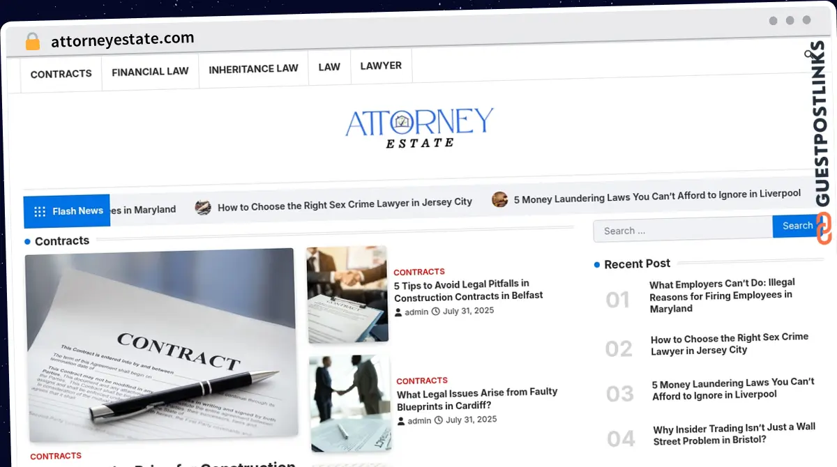 Publish Guest Post on attorneyestate.com