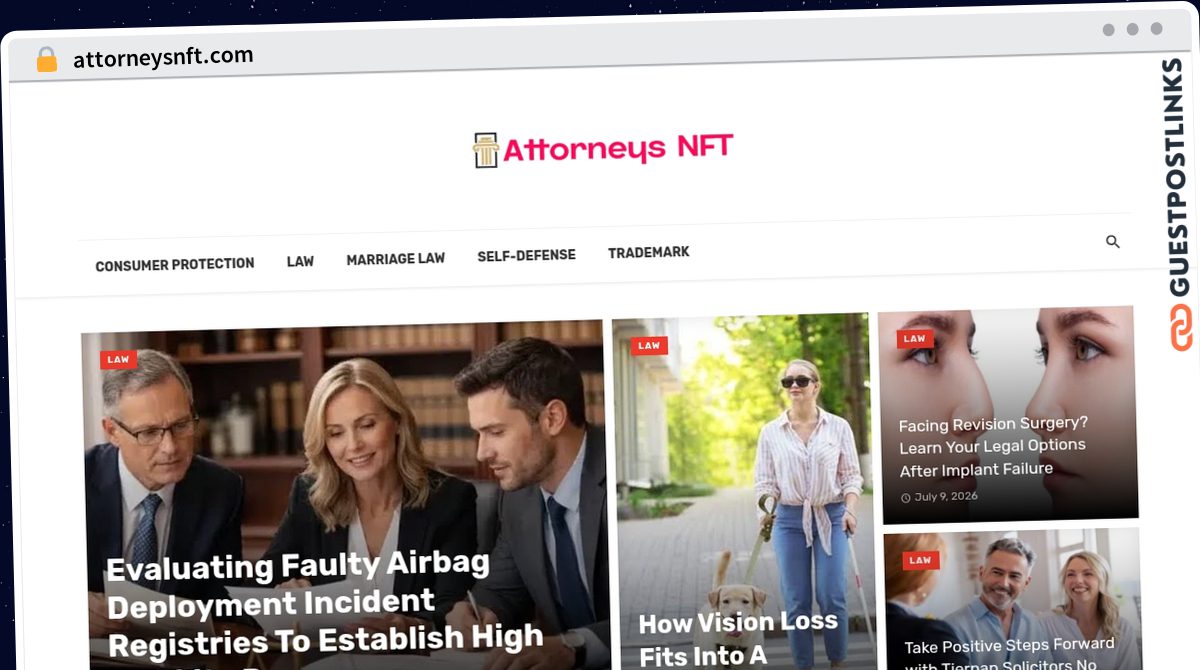 Publish Guest Post on attorneysnft.com