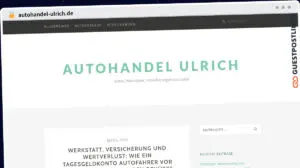Publish Guest Post on autohandel-ulrich.de