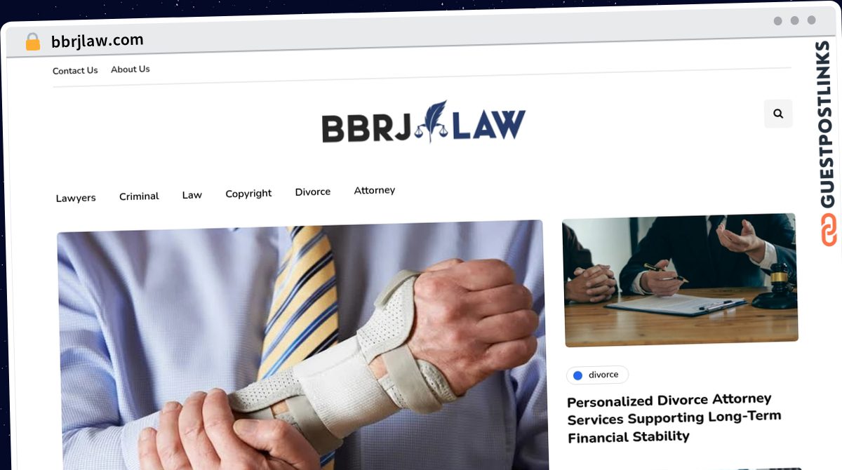 Publish Guest Post on bbrjlaw.com