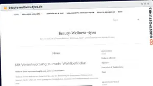 Publish Guest Post on beauty-wellness-4you.de