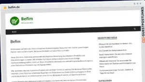 Publish Guest Post on befim.de
