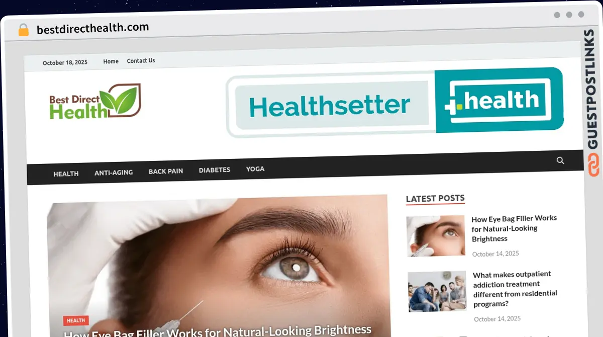 Publish Guest Post on bestdirecthealth.com